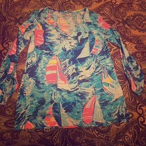 Lilly Pulitzer Medium Jennifer Long Sleeve Tee